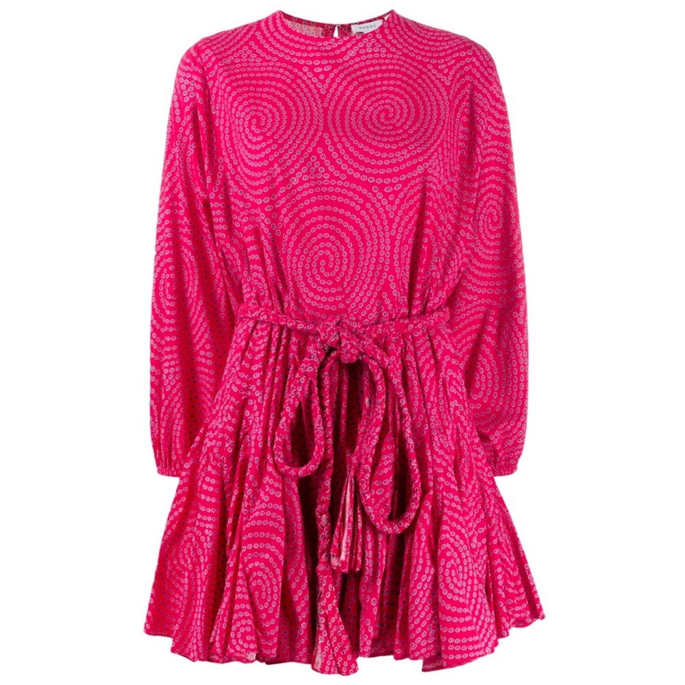 Rhode Resort Ella Mini Dress in Red Trail Size XS